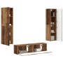 3 pcs Madera envejecida en Muebles TV | Comprar online en Foru.es