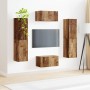 3 pcs Madera envejecida en Muebles TV | Comprar online en Foru.es