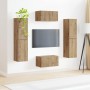 3 pcs Roble artesanal en Muebles TV | Comprar online en Foru.es