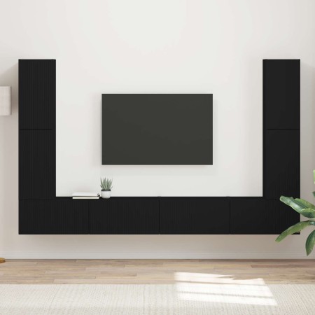4 pcs Negro en Muebles TV | Comprar online en Foru.es