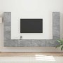 4 pcs Gris Concreto en Muebles TV | Comprar online en Foru.es