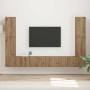 4 pcs Roble artesanal en Muebles TV | Comprar online en Foru.es