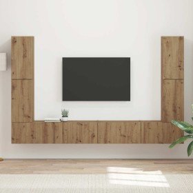 4 pcs Roble artesanal en Muebles TV | Comprar online en Foru.es
