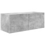 4 pcs Gris Concreto en Muebles TV | Comprar online en Foru.es