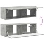 4 pcs Gris Concreto en Muebles TV | Comprar online en Foru.es