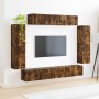 4 pcs Roble ahumado en Muebles TV | Comprar online en Foru.es