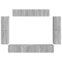 4 pcs Gris Sonoma en Muebles TV | Comprar online en Foru.es