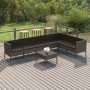 Set de muebles de jardín 8 pzas y cojines ratán sintético gris en Conjuntos de jardín | Comprar online en Foru.es