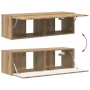 4 pcs Roble artesanal en Muebles TV | Comprar online en Foru.es