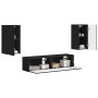 2 pcs Negro en Muebles TV | Comprar online en Foru.es