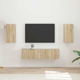 2 pcs Roble Sonoma en Muebles TV | Comprar online en Foru.es