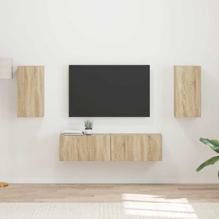 2 pcs Roble Sonoma en Muebles TV | Comprar online en Foru.es