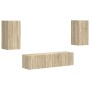 2 pcs Roble Sonoma en Muebles TV | Comprar online en Foru.es