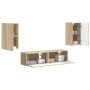 2 pcs Roble Sonoma en Muebles TV | Comprar online en Foru.es