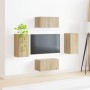 2 pcs Roble Sonoma en Muebles TV | Comprar online en Foru.es