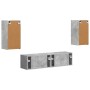 2 pcs Gris Concreto en Muebles TV | Comprar online en Foru.es