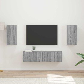 2 pcs Gris Sonoma en Muebles TV | Comprar online en Foru.es