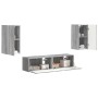2 pcs Gris Sonoma en Muebles TV | Comprar online en Foru.es