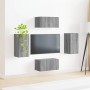 2 pcs Gris Sonoma en Muebles TV | Comprar online en Foru.es