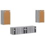 2 pcs Gris Sonoma en Muebles TV | Comprar online en Foru.es