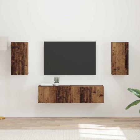 2 pcs Madera envejecida en Muebles TV | Comprar online en Foru.es