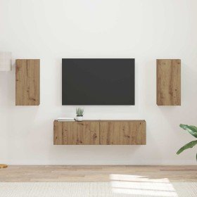 2 pcs Roble artesanal en Muebles TV | Comprar online en Foru.es