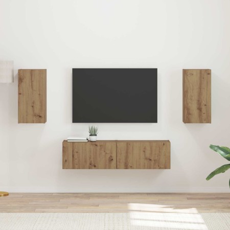 2 pcs Roble artesanal en Muebles TV | Comprar online en Foru.es