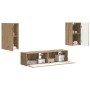 2 pcs Roble artesanal en Muebles TV | Comprar online en Foru.es