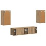 2 pcs Roble artesanal en Muebles TV | Comprar online en Foru.es
