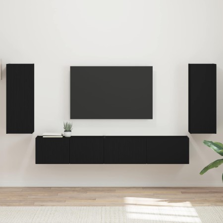 3 pcs Negro en Muebles TV | Comprar online en Foru.es