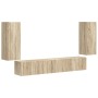 3 pcs Roble Sonoma en Muebles TV | Comprar online en Foru.es