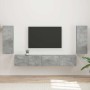 3 pcs Gris Concreto en Muebles TV | Comprar online en Foru.es