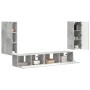 3 pcs Gris Concreto en Muebles TV | Comprar online en Foru.es