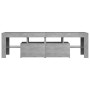 Mueble de TV con luces LED gris hormigón 140x36,5x40 cm de vidaXL, Muebles TV - Ref: Foro24-804368, Precio: 85,37 €, Descuent...