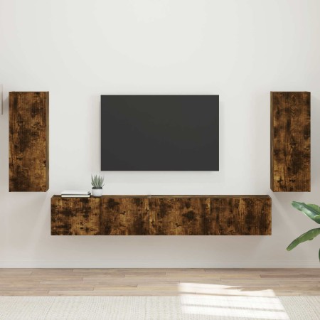 3 pcs Roble ahumado en Muebles TV | Comprar online en Foru.es