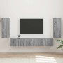 3 pcs Gris Sonoma en Muebles TV | Comprar online en Foru.es
