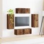 3 pcs Madera envejecida en Muebles TV | Comprar online en Foru.es