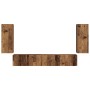 3 pcs Madera envejecida en Muebles TV | Comprar online en Foru.es