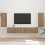 3 pcs Roble artesanal en Muebles TV | Comprar online en Foru.es