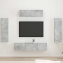 3 pcs Gris Concreto en Muebles TV | Comprar online en Foru.es