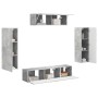 3 pcs Gris Concreto en Muebles TV | Comprar online en Foru.es