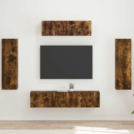 3 pcs Roble ahumado en Muebles TV | Comprar online en Foru.es