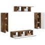 3 pcs Roble ahumado en Muebles TV | Comprar online en Foru.es
