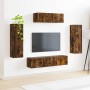 3 pcs Roble ahumado en Muebles TV | Comprar online en Foru.es
