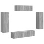 3 pcs Gris Sonoma en Muebles TV | Comprar online en Foru.es