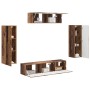 3 pcs Madera envejecida en Muebles TV | Comprar online en Foru.es