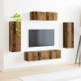 3 pcs Madera envejecida en Muebles TV | Comprar online en Foru.es