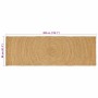 Alfombra Marrón 80 x 300 cm yute en Alfombras | Comprar online en Foru.es