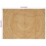 Alfombra Marrón 120 x 170 cm yute en Alfombras | Comprar online en Foru.es