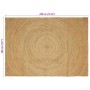 Alfombra Marrón 200 x 290 cm yute en Alfombras | Comprar online en Foru.es